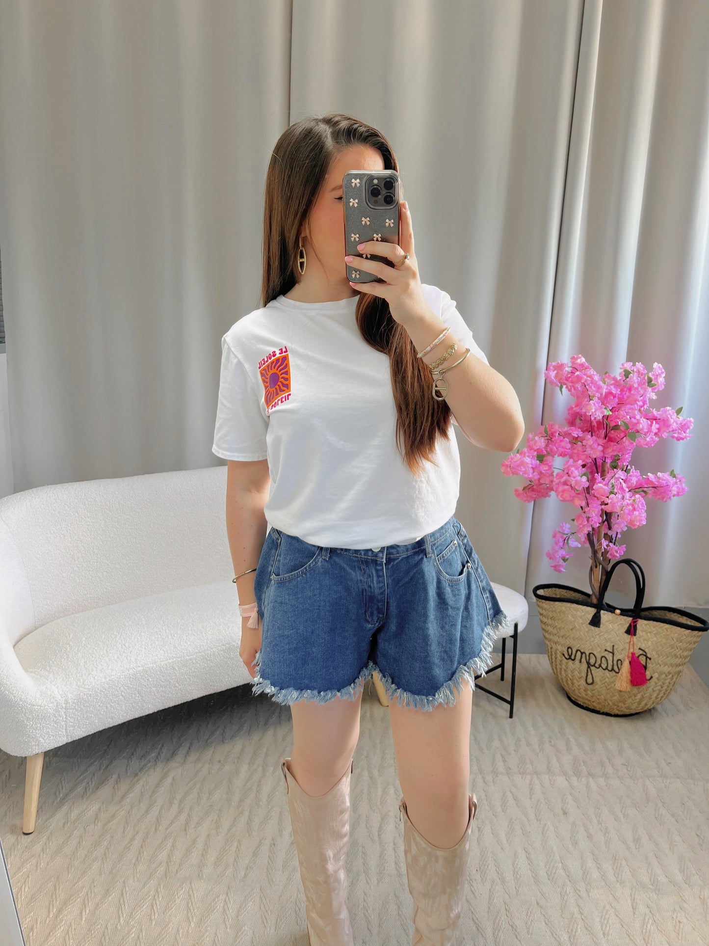 Short DALLAS bleu