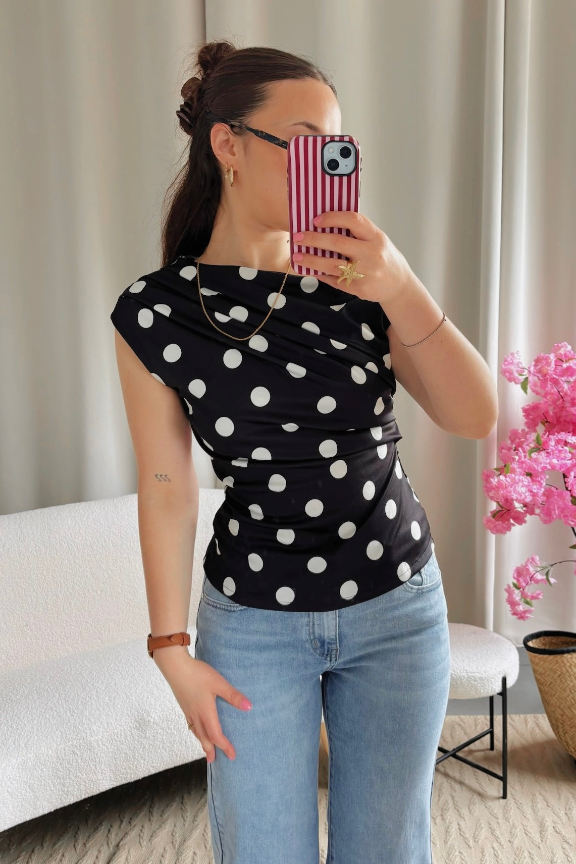 Top LUNA noir