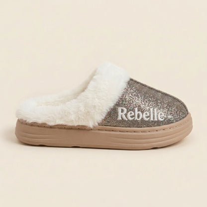 Chaussons à paillettes Rebelle