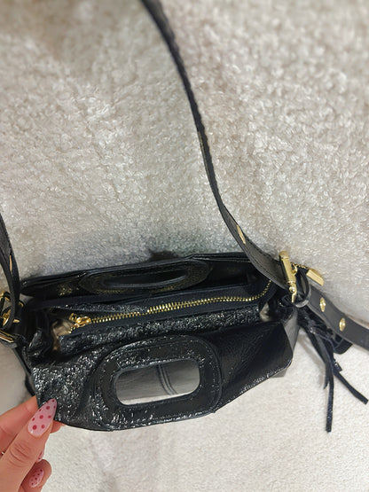 Sac MUSE noir irisé