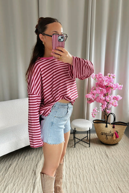 Short PINKY bleu étoiles marine