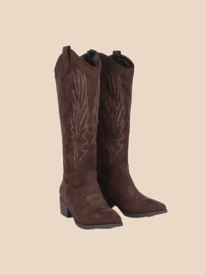 Santiags COWGIRL marron