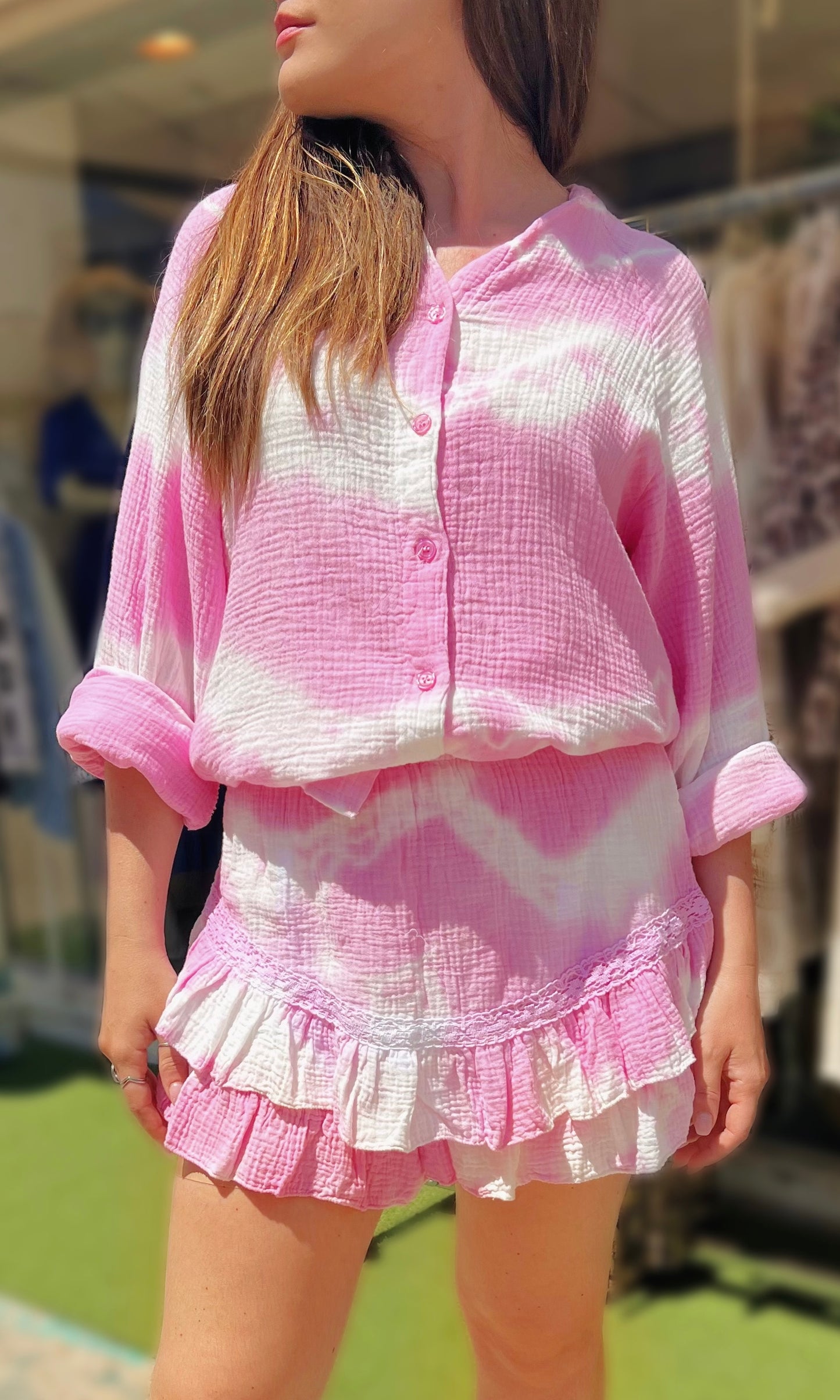 Jupe short Tie & Dye