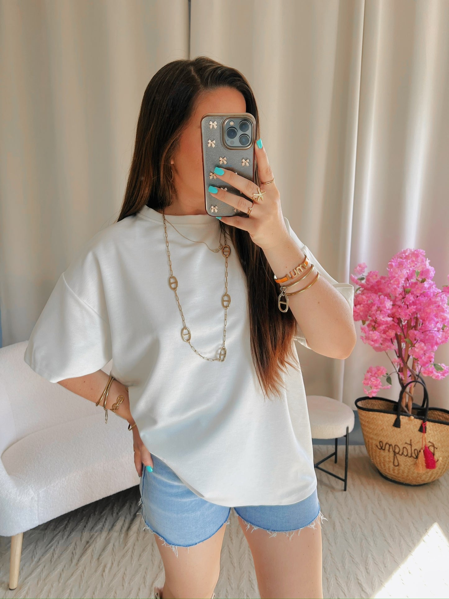 T-shirt CŒUR blanc