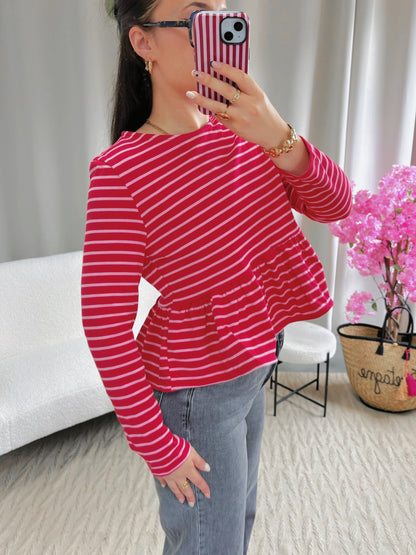 Top MAÏNA rouge