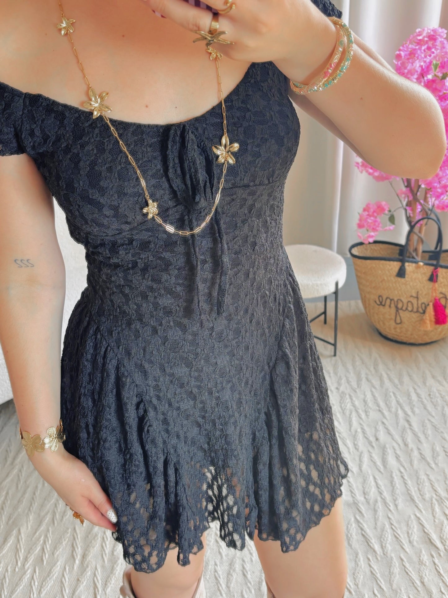 Robe MARGAUX noire