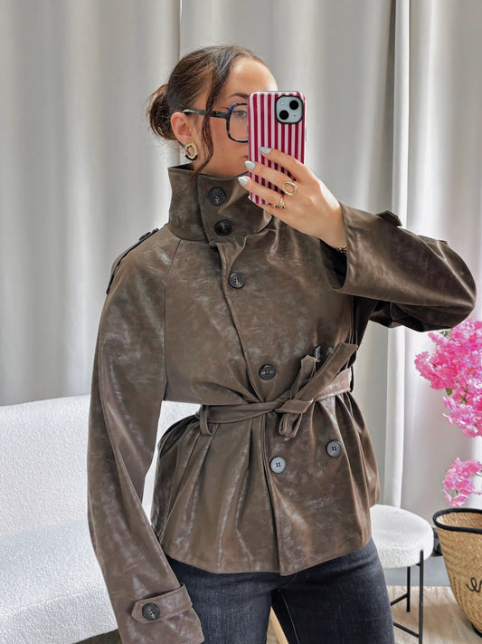 Trench GEORGINA marron