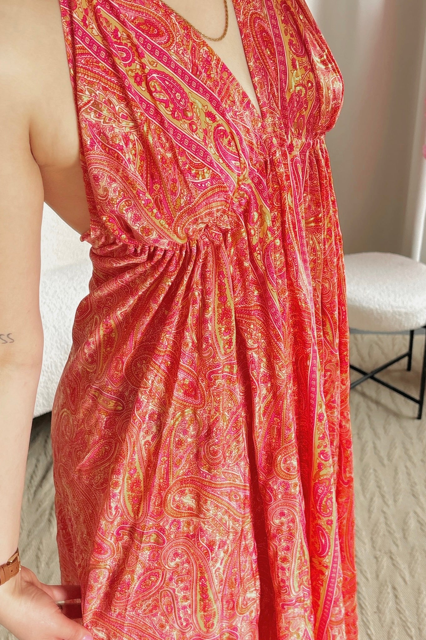 Robe BOHÈME corail