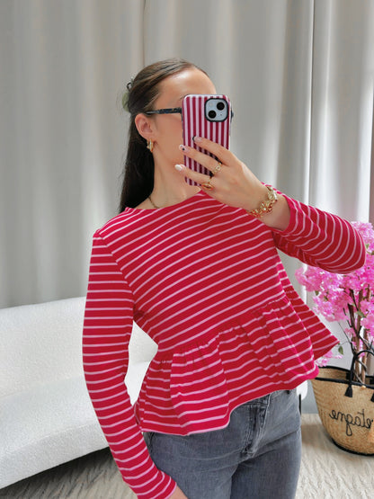 Top MAÏNA rouge