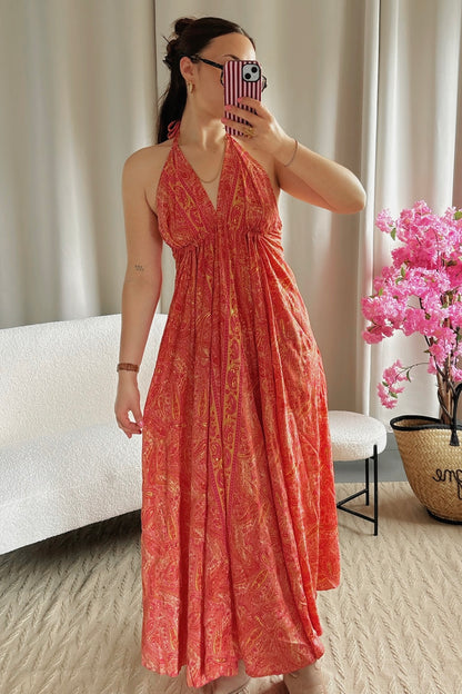 Robe BOHÈME corail