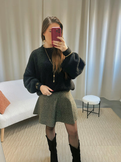 Jupe GLAM pailletée doré