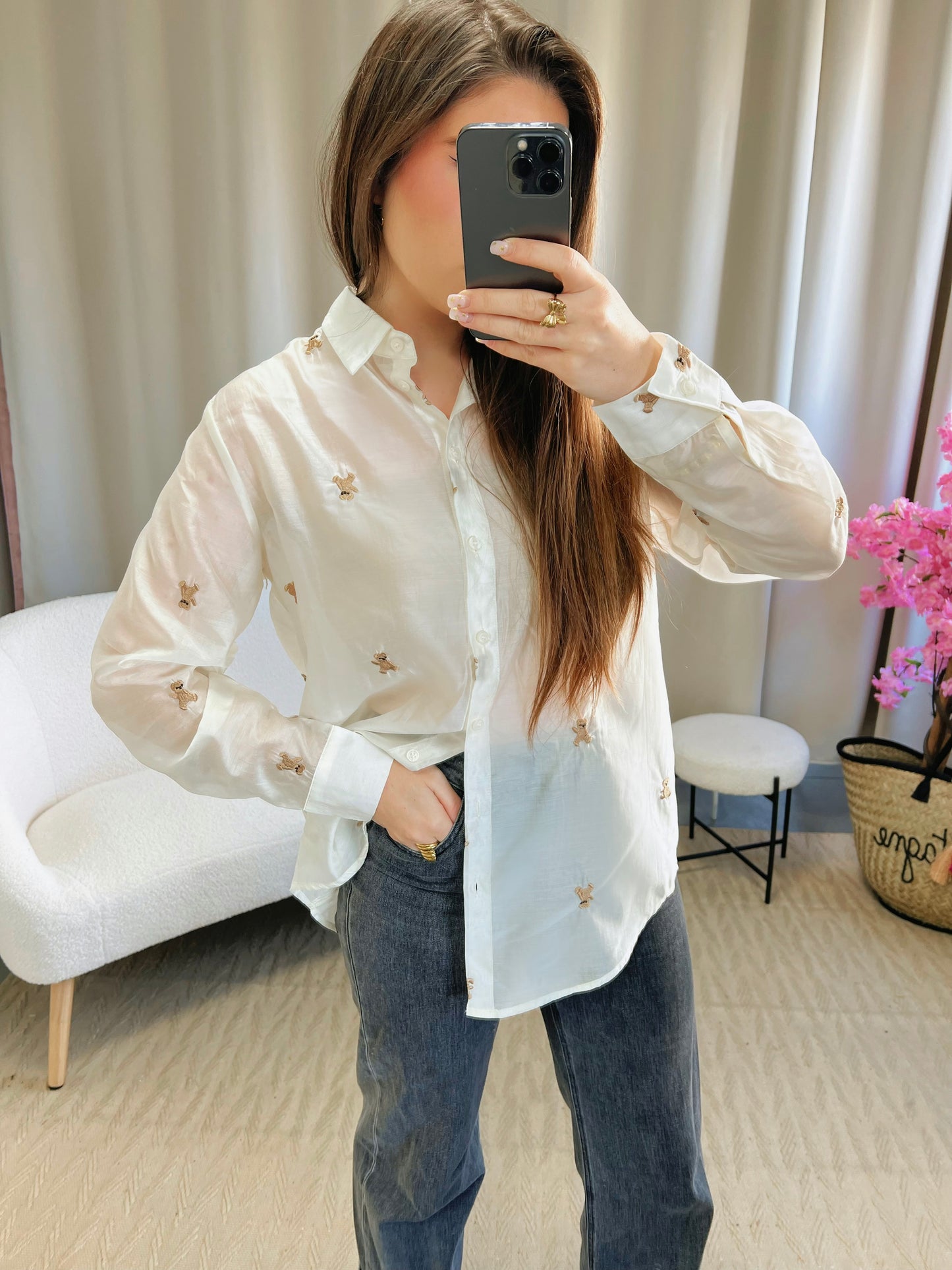 Chemise BEAR blanche