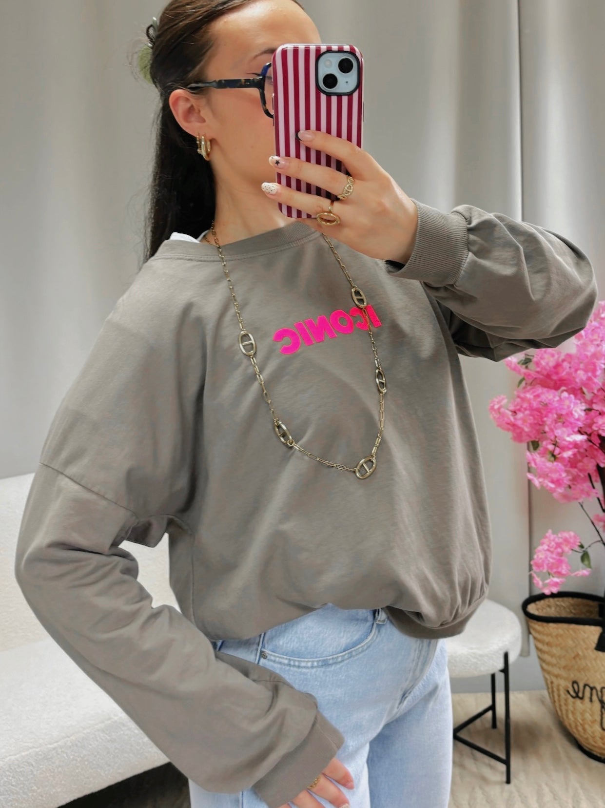 Sweat ICONIC taupe