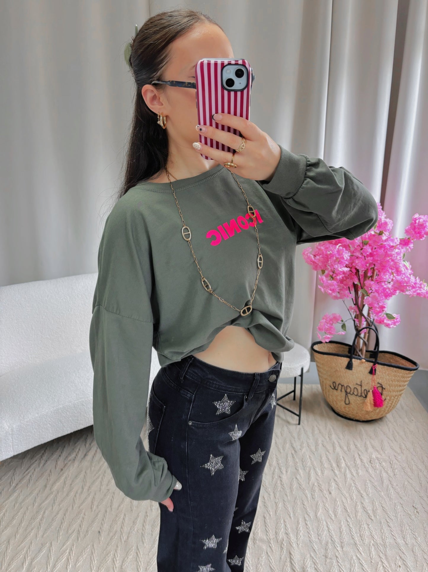 Sweat ICONIC kaki