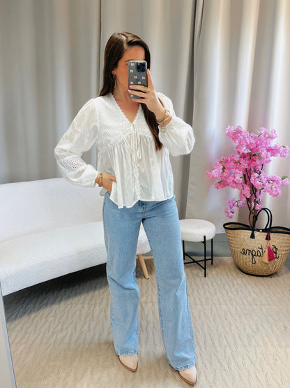 Blouse AMBRE blanche