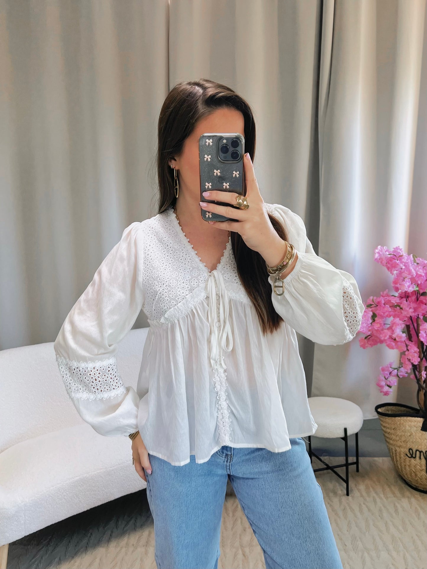 Blouse AMBRE blanche
