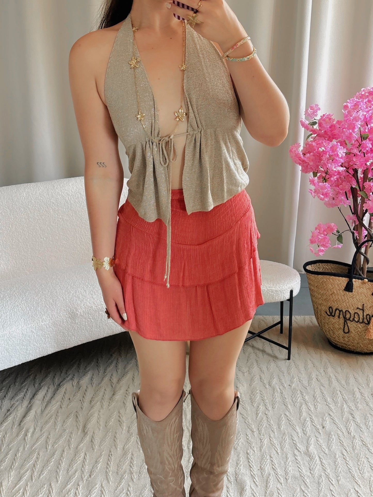 Jupe LILOU corail