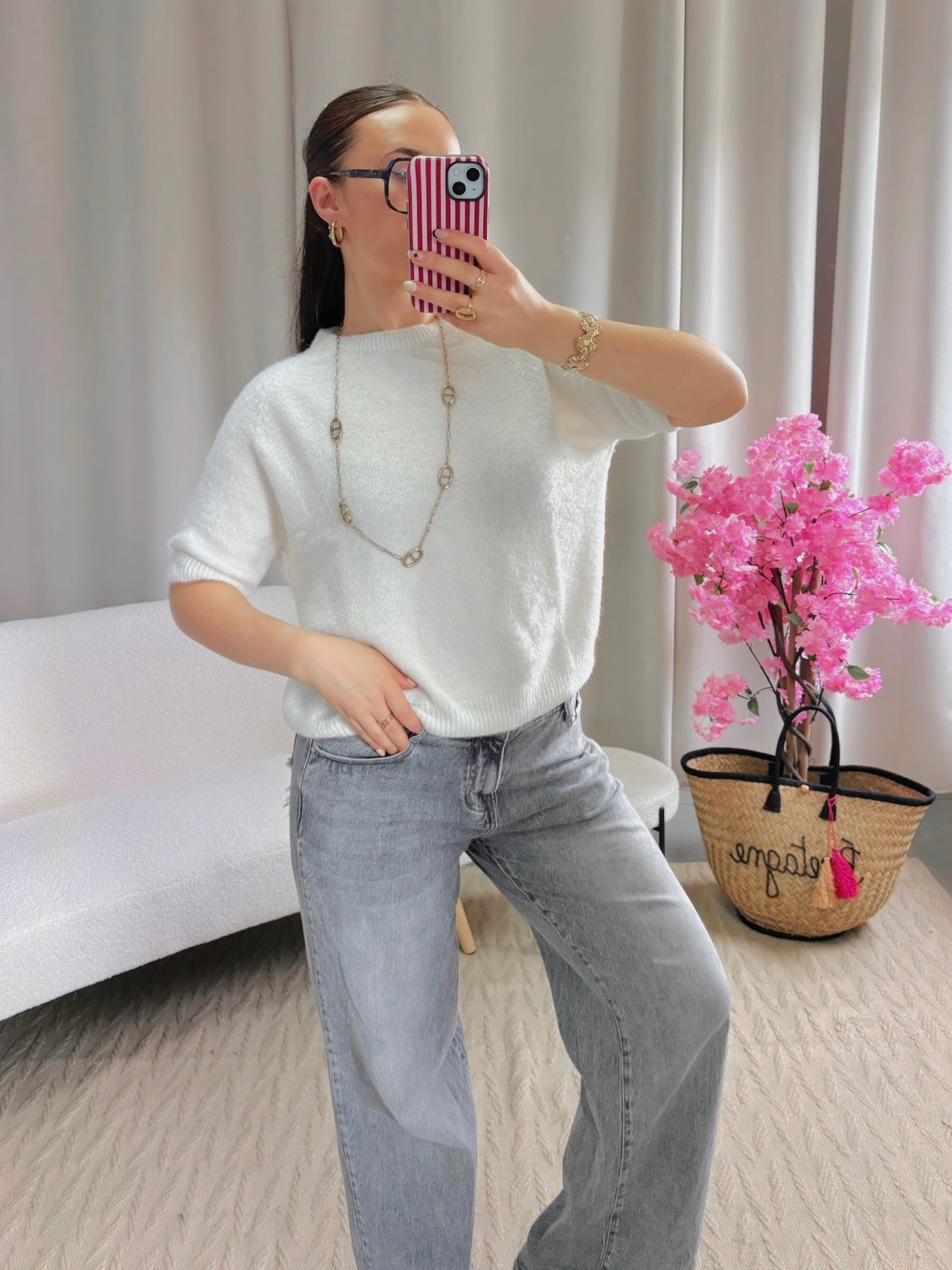 Pull MAËLYS blanc