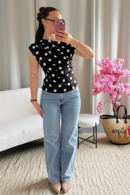 Top LUNA noir