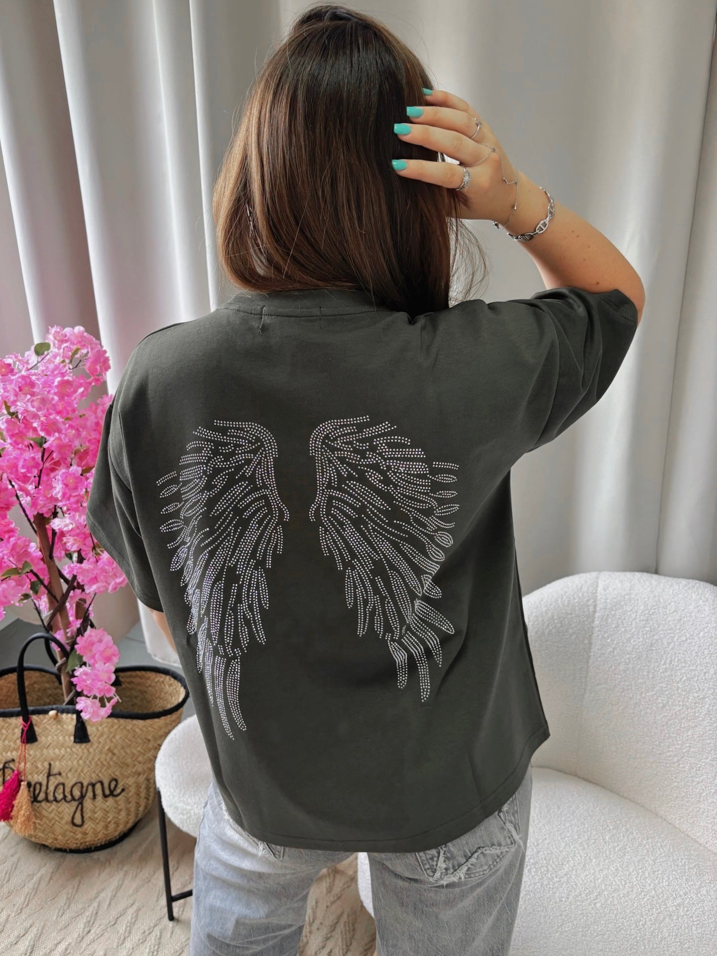 T-shirt ANGEL kaki