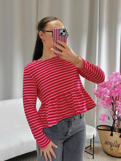 Top MAÏNA rouge