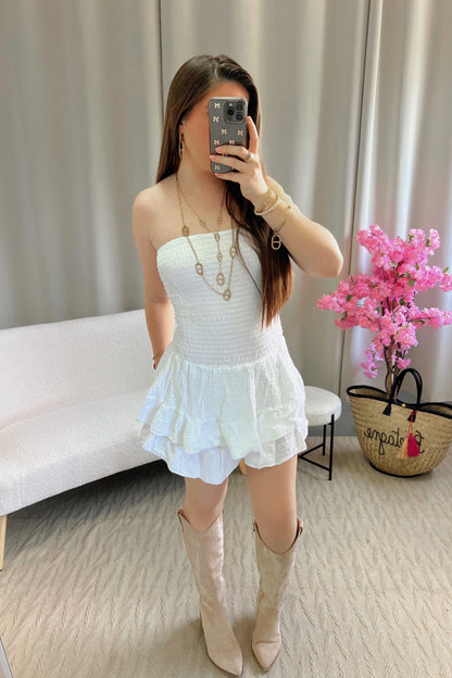 Combi short VITA blanche