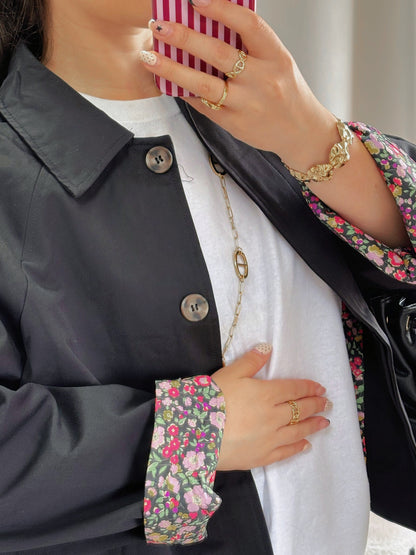 Trench JOSÉPHINE noir