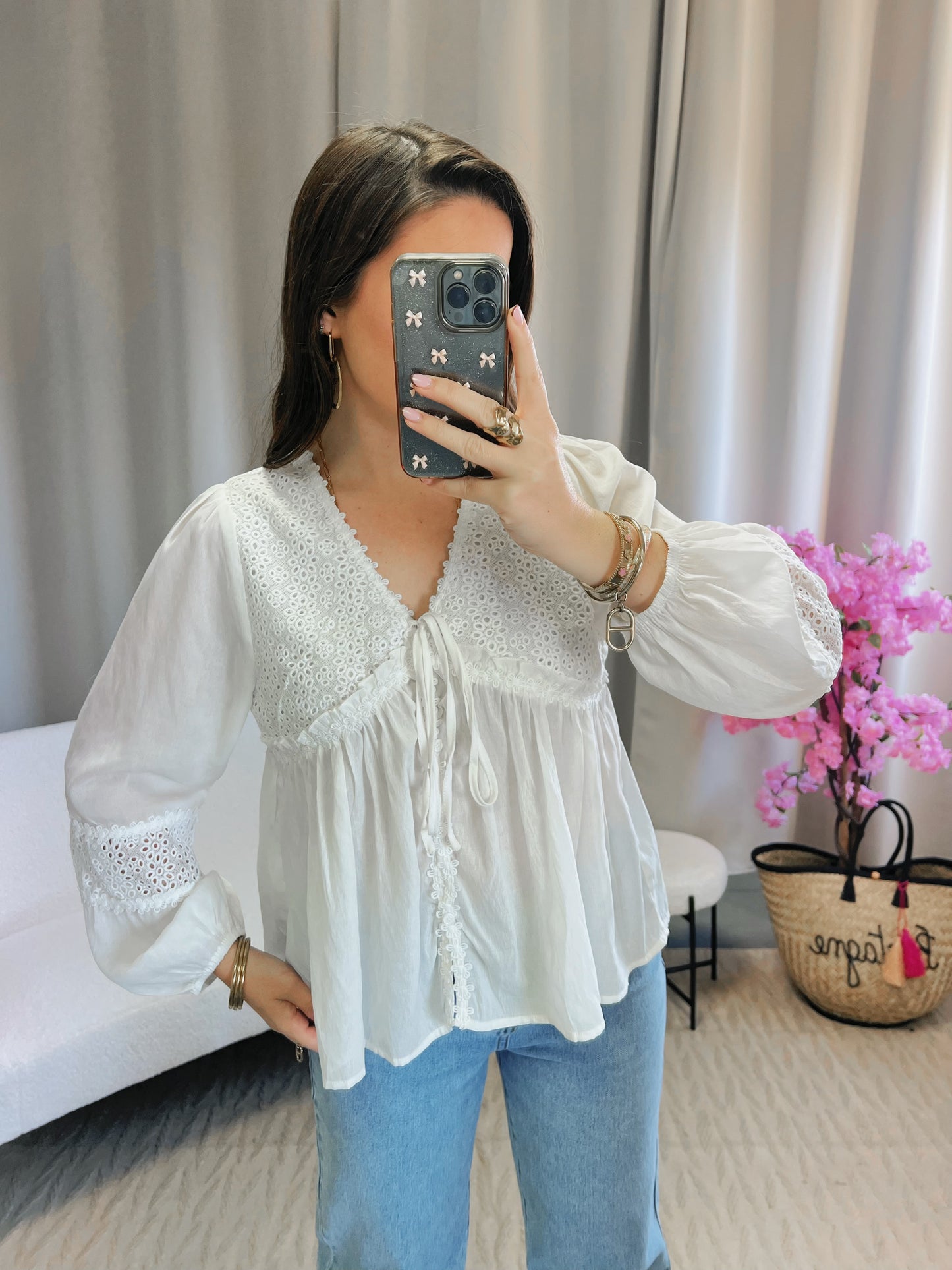 Blouse AMBRE blanche