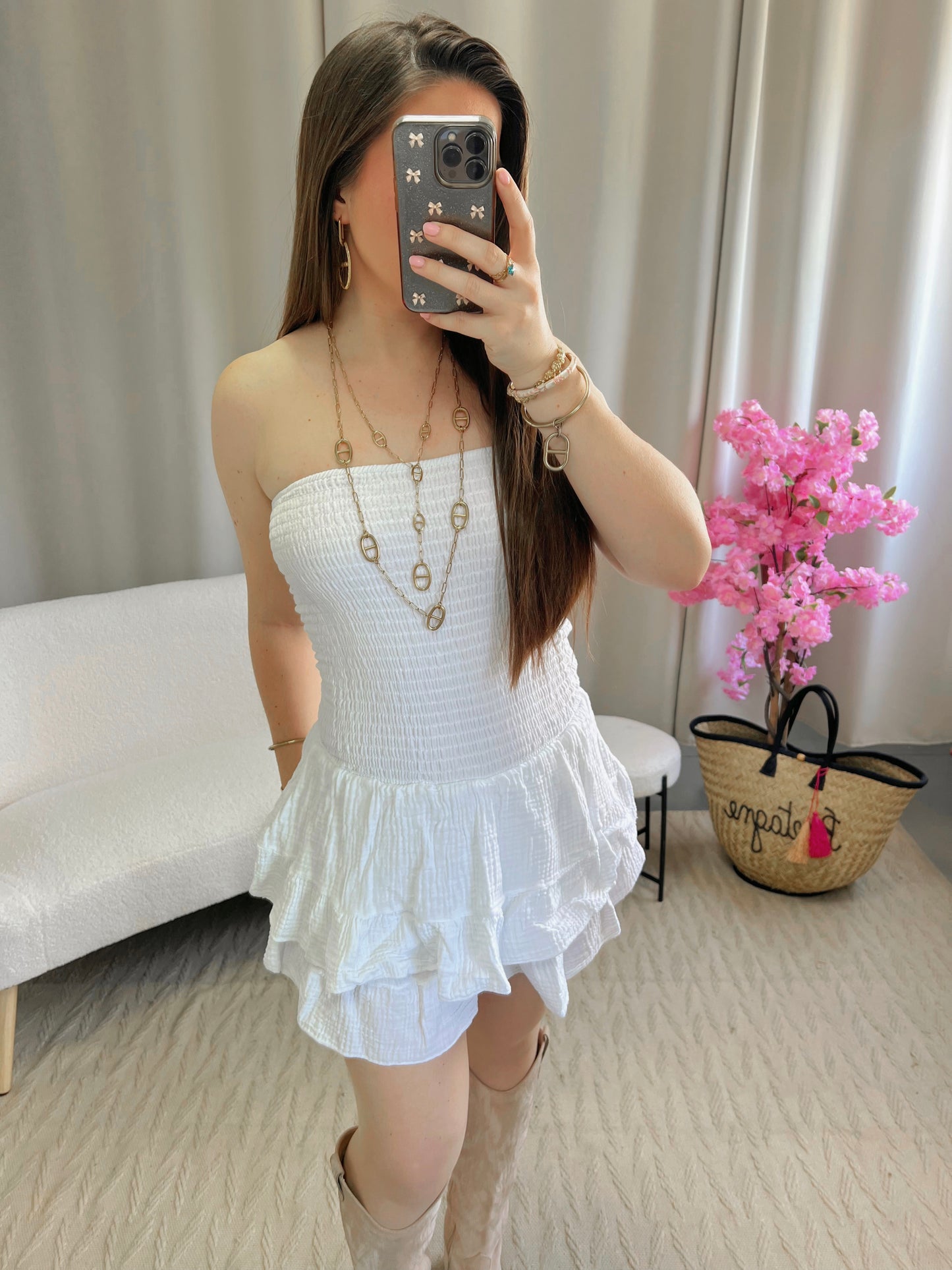 Combi short VITA blanche