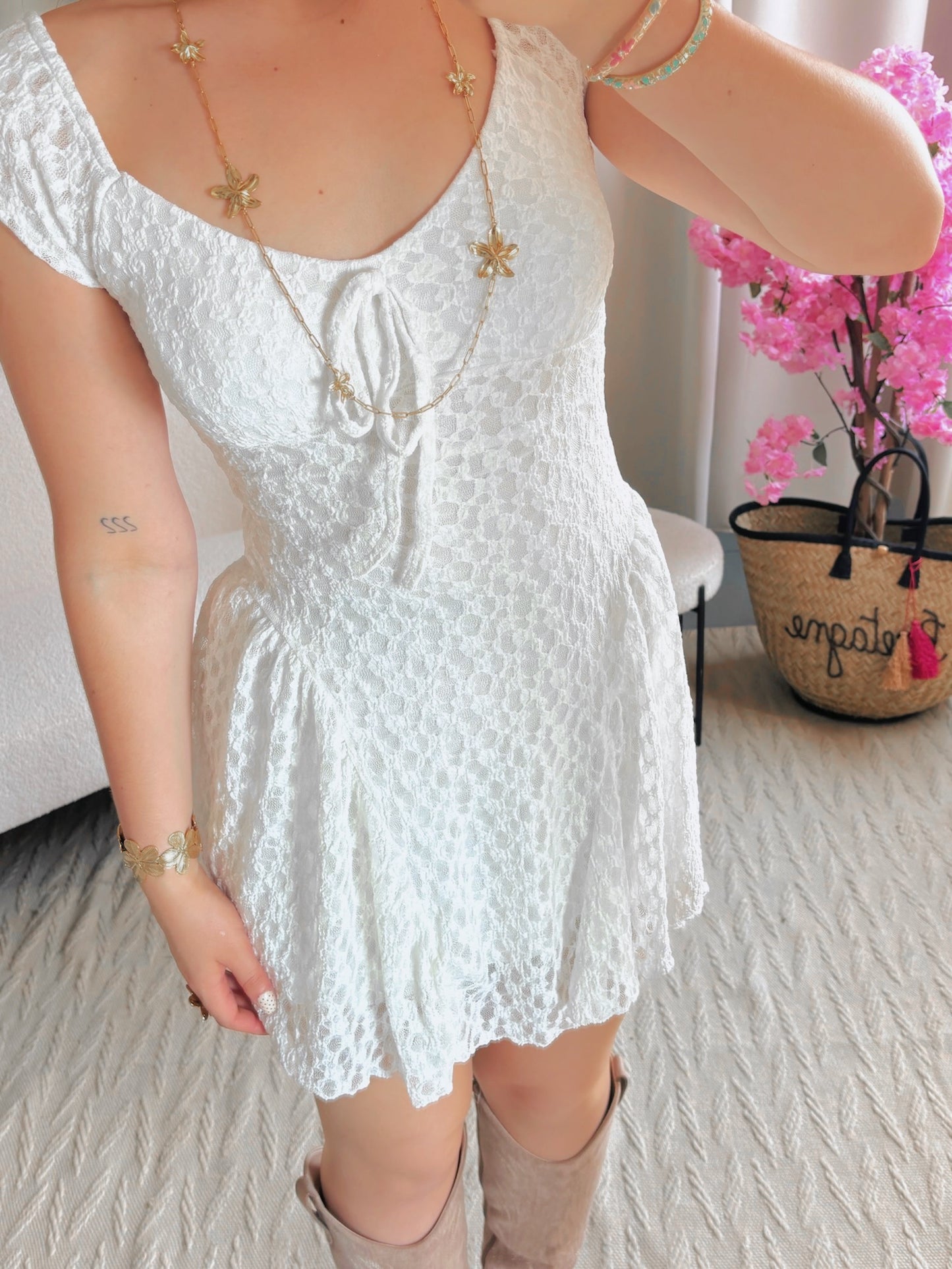 Robe MARGAUX blanche