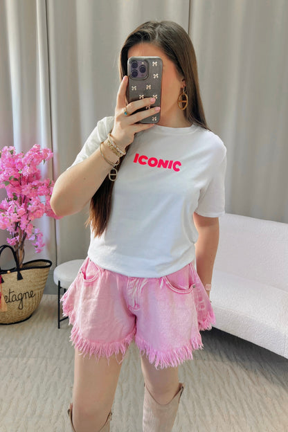 T-shirt ICONIC blanc