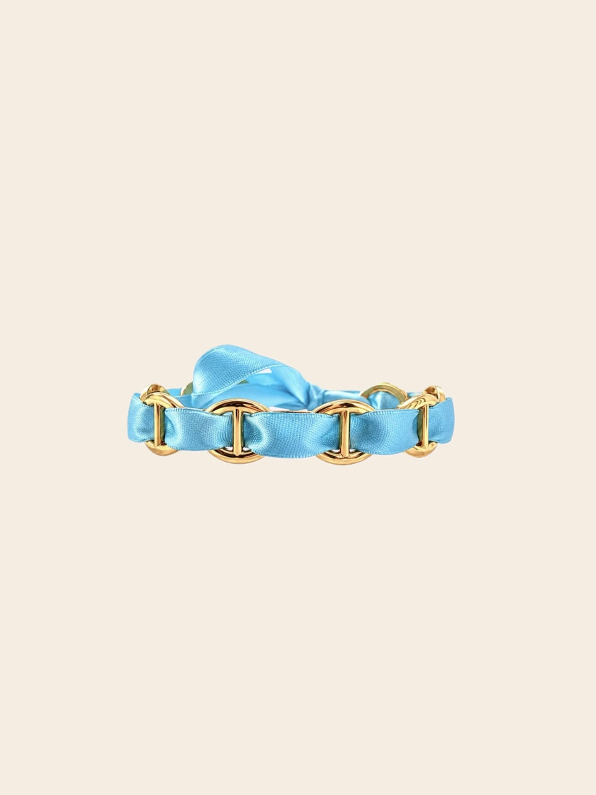Jonc MAILLE ruban bleu