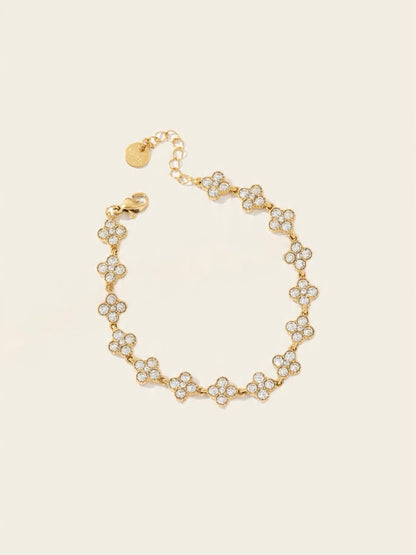Bracelets STRASS fleurs