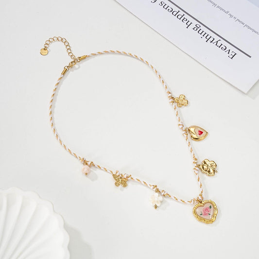 Collier CORALINE écru