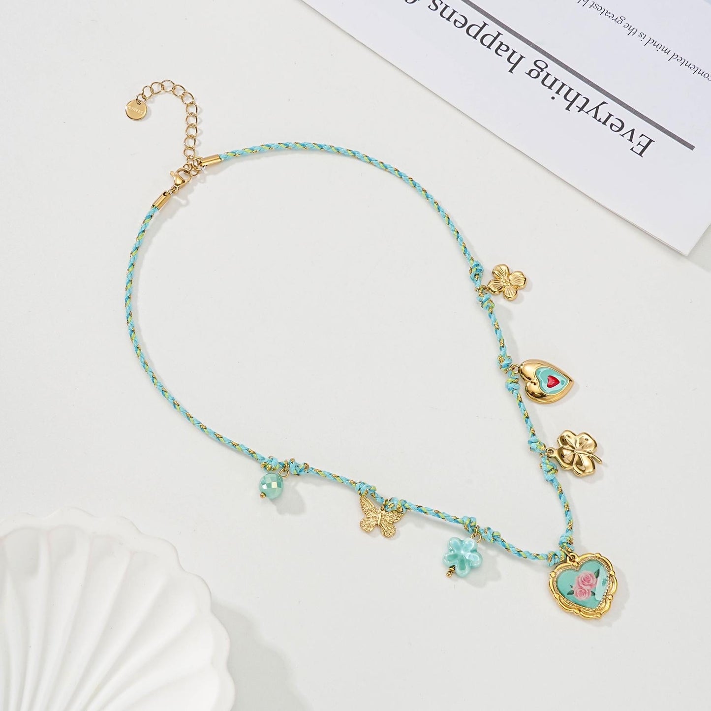 Collier CORALINE bleu