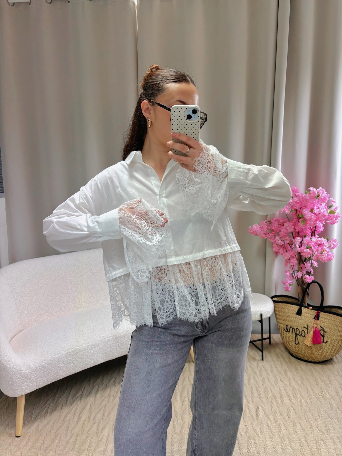 Chemise POPPY blanche