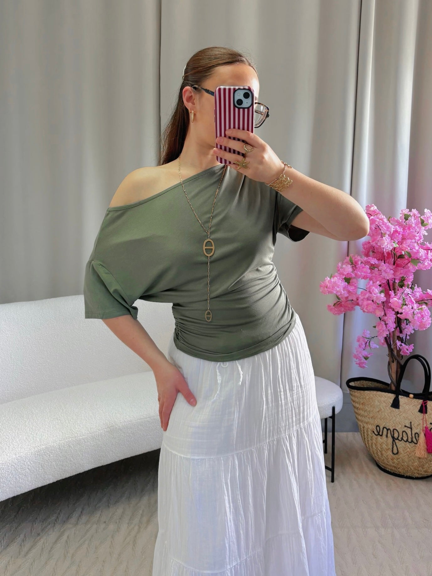 Top SARAH kaki
