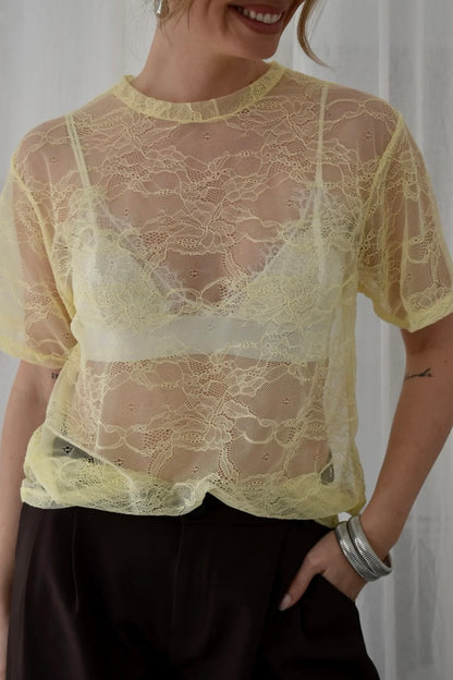 T-shirt LULU jaune