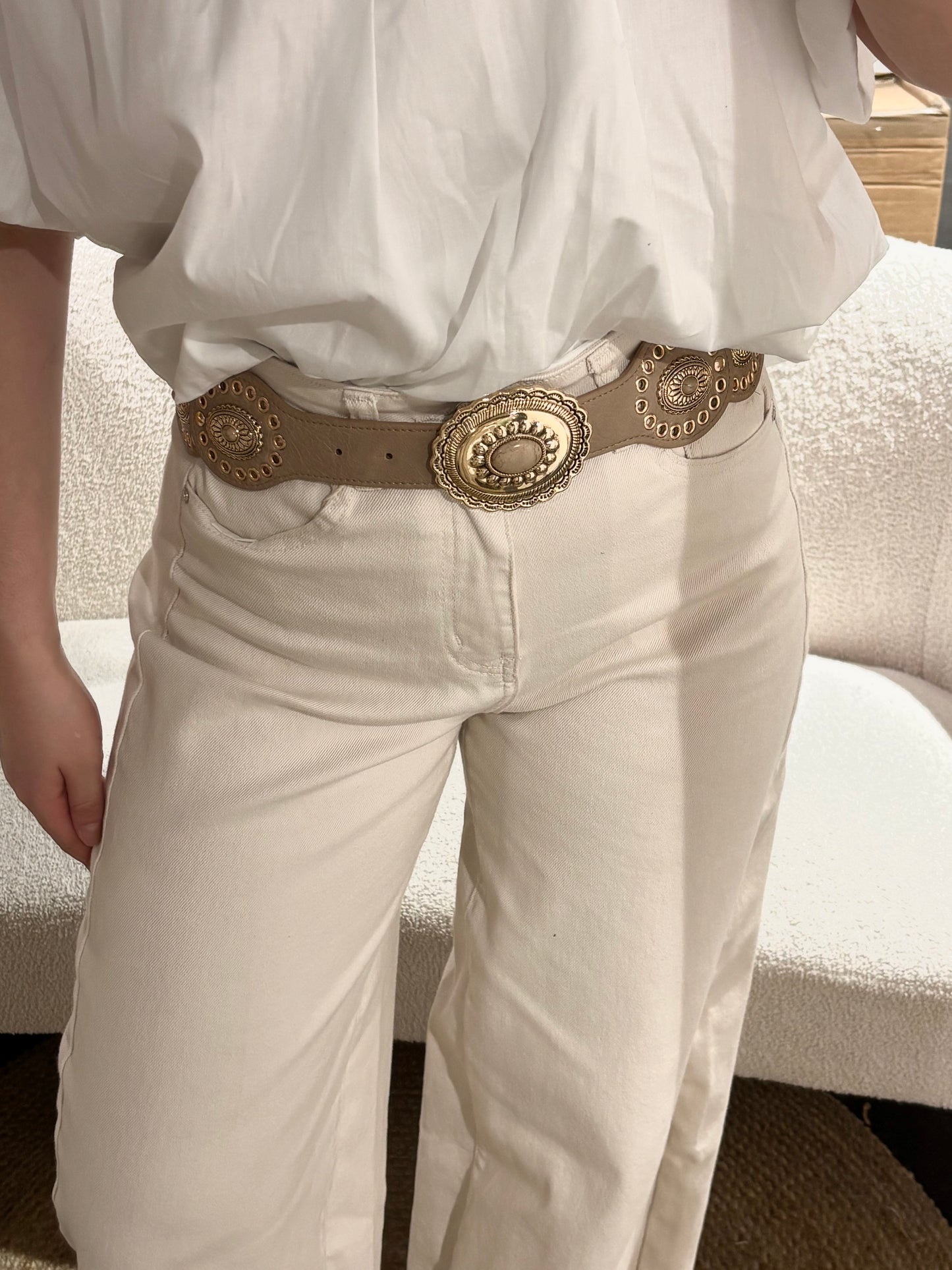 Ceinture SOHO beige