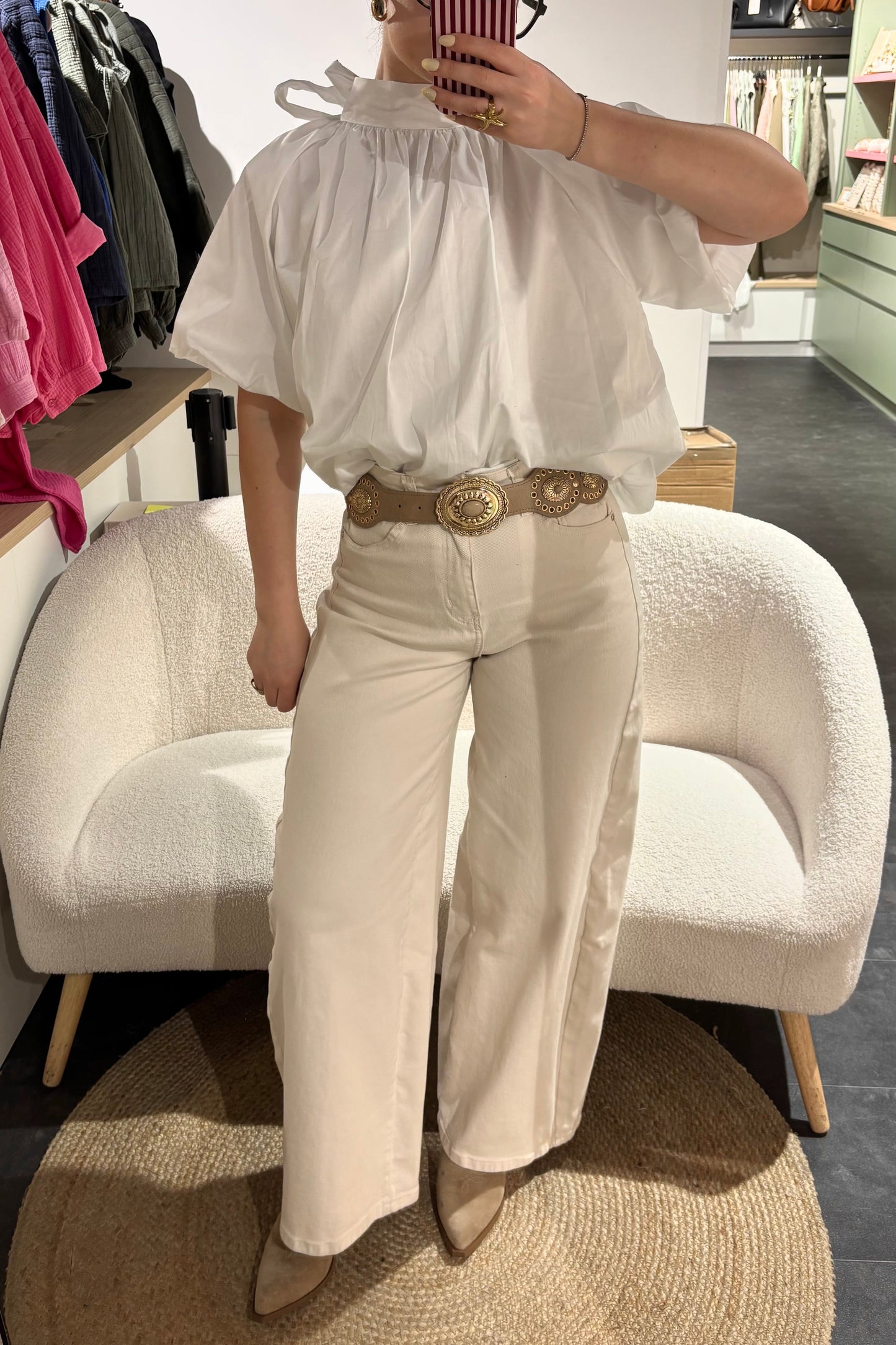Ceinture SOHO beige