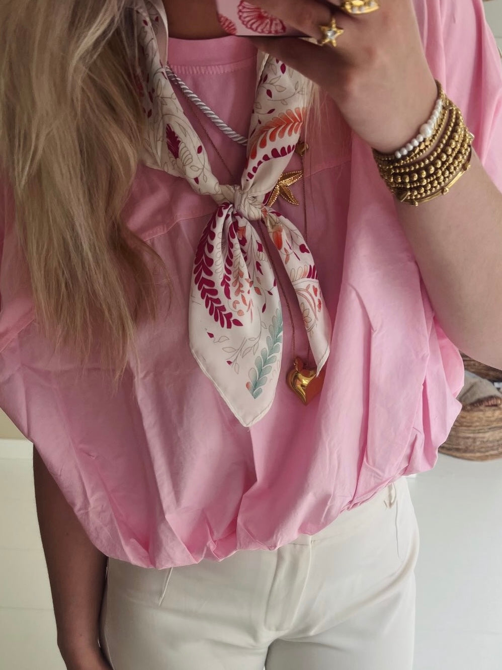 Foulard CARRE écru