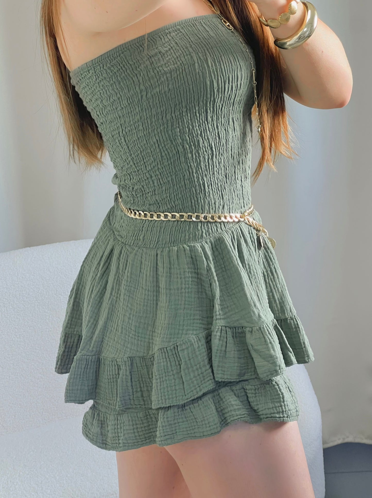 Combi short VITA kaki
