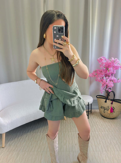 Combi short VITA kaki