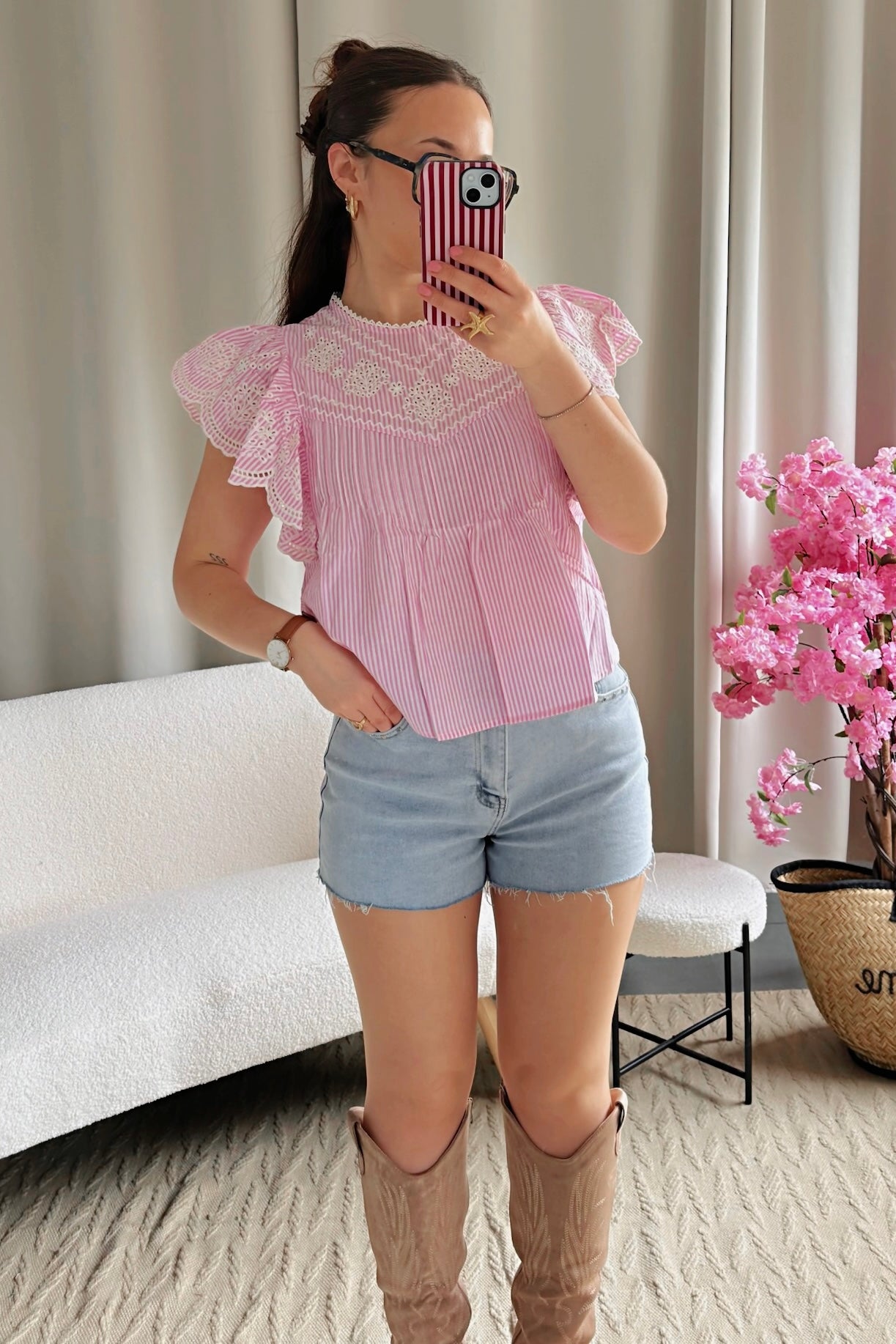 Blouse GABY rose