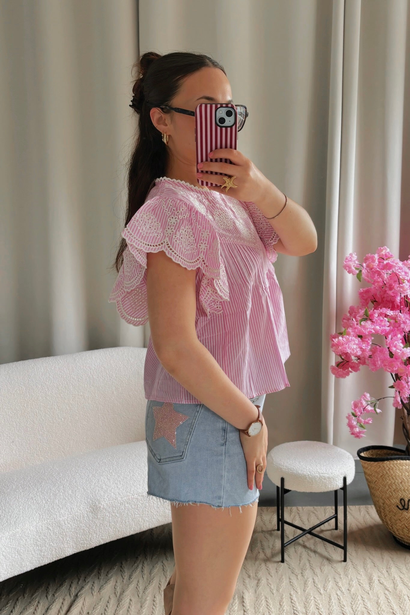 Blouse GABY rose
