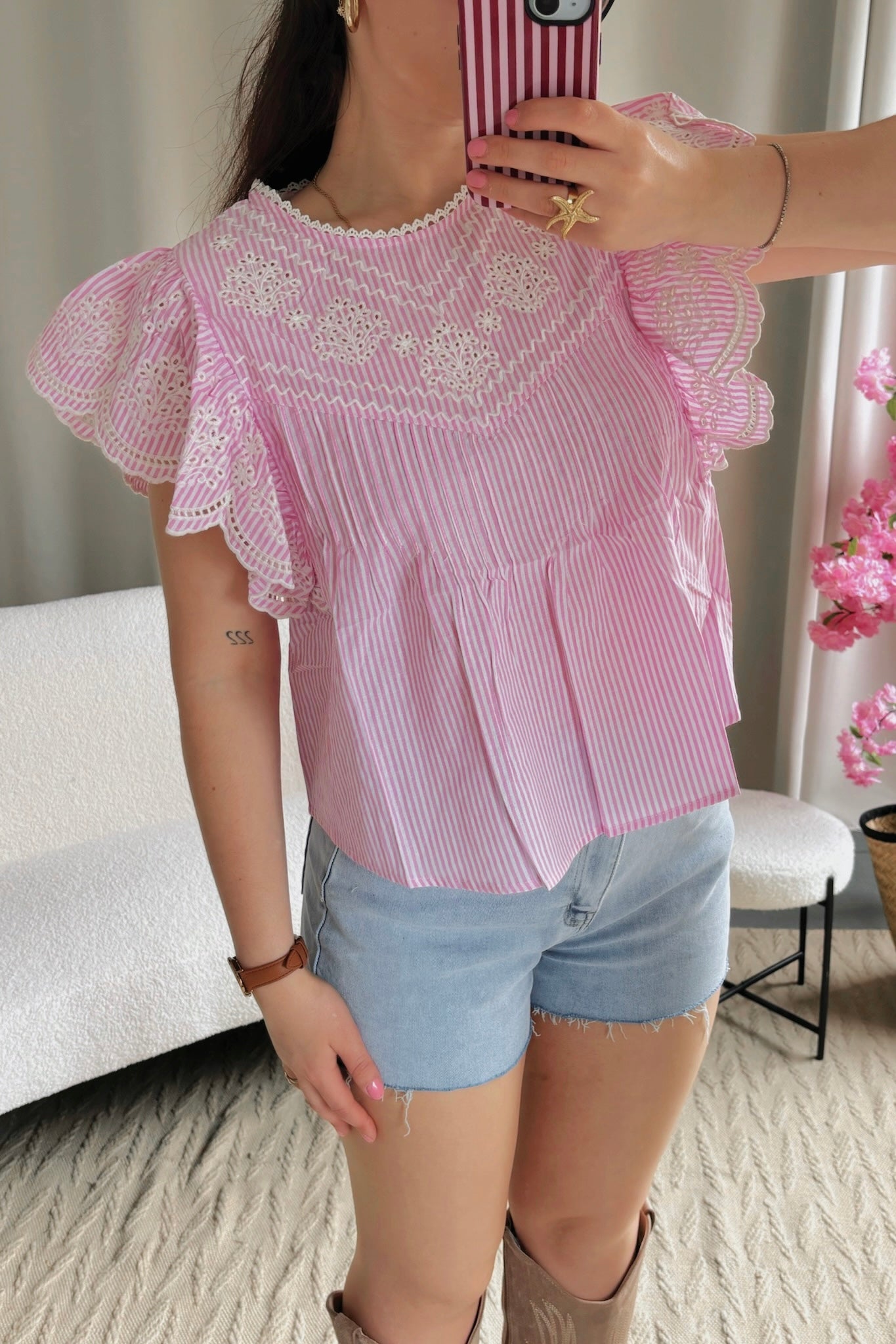 Blouse GABY rose