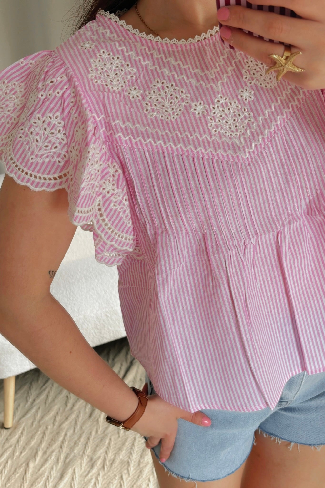 Blouse GABY rose