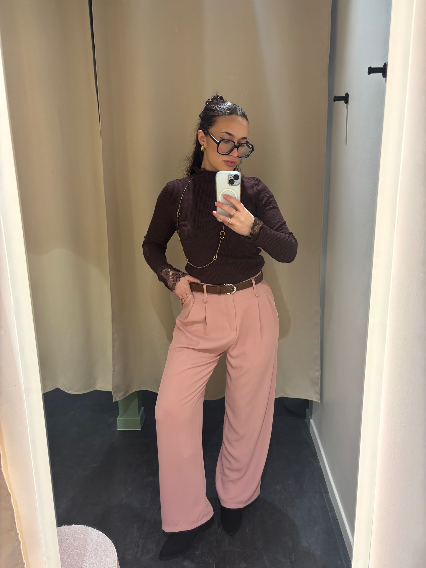 Pantalon TAYLOR rose