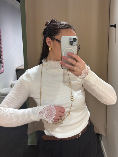 Sous pull DÉLIA blanc