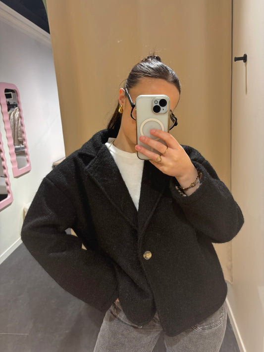 Veste FUZZY noir